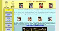 Desktop Screenshot of guidosreiseberichte.info